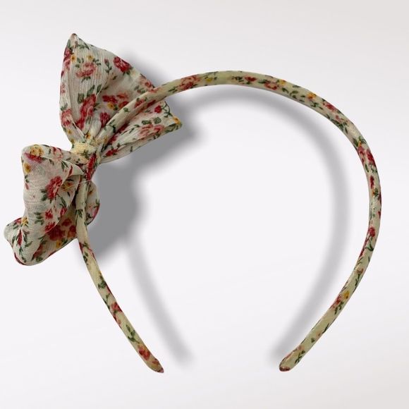 3/$15 Floral Bow Headband - Picture 4 of 4